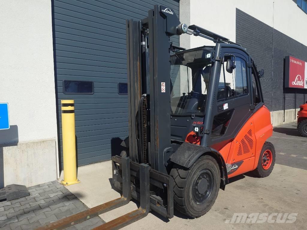 Linde H 50 T Gasolmotviktstruckar