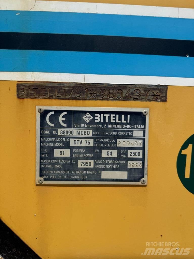 Bitelli DTV 75 Tvåvalsvältar