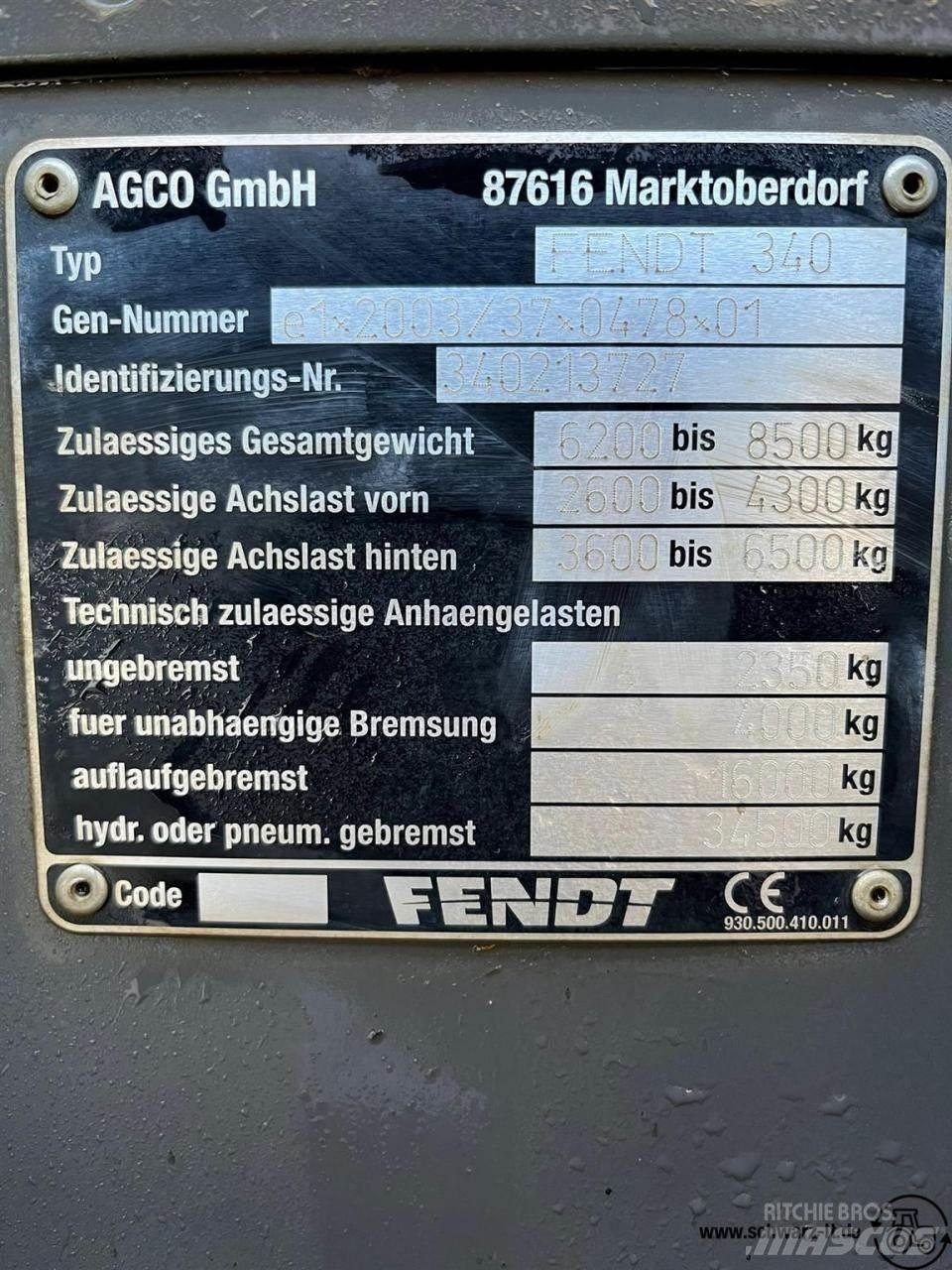 Fendt 313 Vario Traktorer