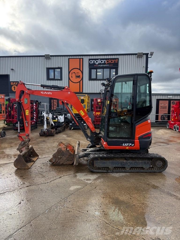Kubota U 27-4 Minigrävare < 7t