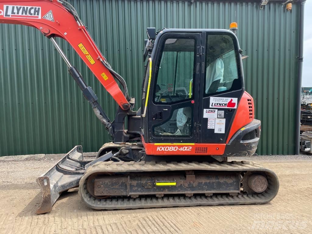Kubota KX 080 Midigrävmaskiner 7t - 12t