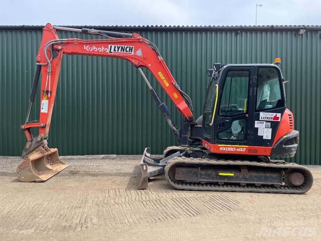 Kubota KX 080 Midigrävmaskiner 7t - 12t