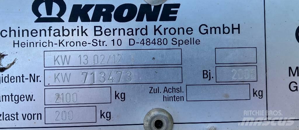 Krone KW 13.02/12 T Vändare och luftare