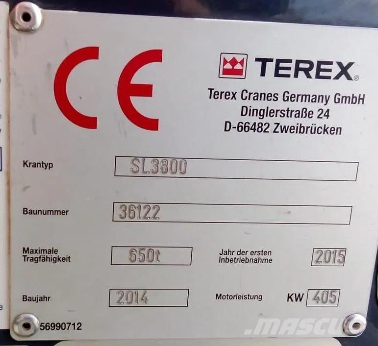 Terex SL 3800 Bangående Kranar