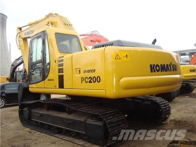 Komatsu PC 200 Bandgrävare