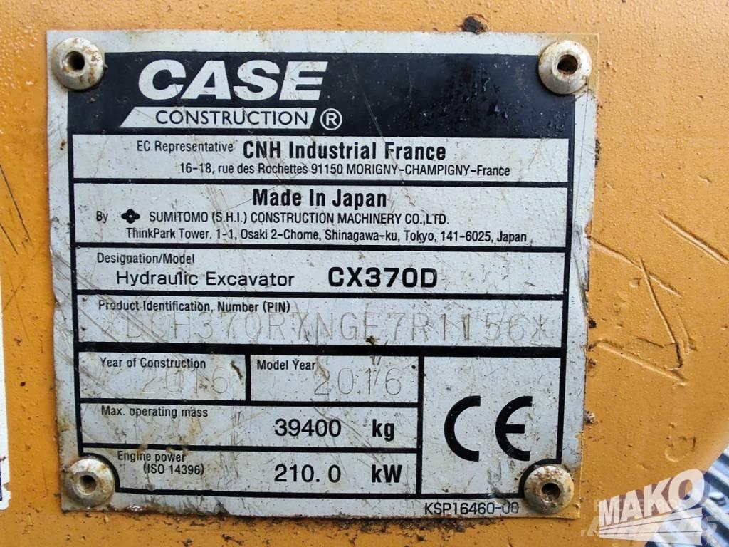 CASE CX 370 Bandgrävare