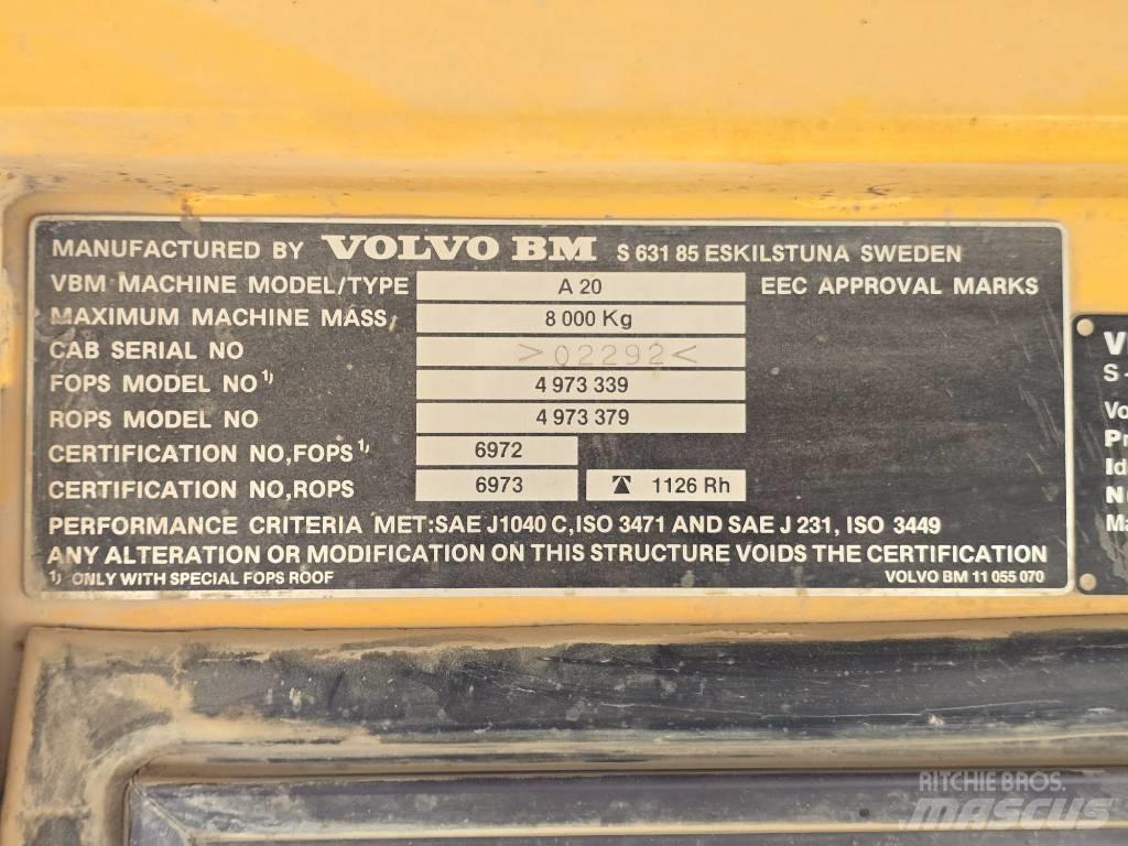 Volvo BM A 20 Minidumprar