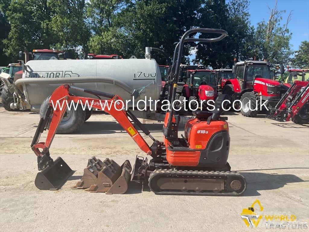Kubota U 10-3 Minigrävare < 7t