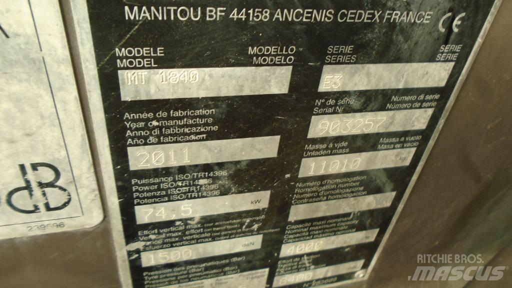Manitou MT 1840 Teleskoplastare