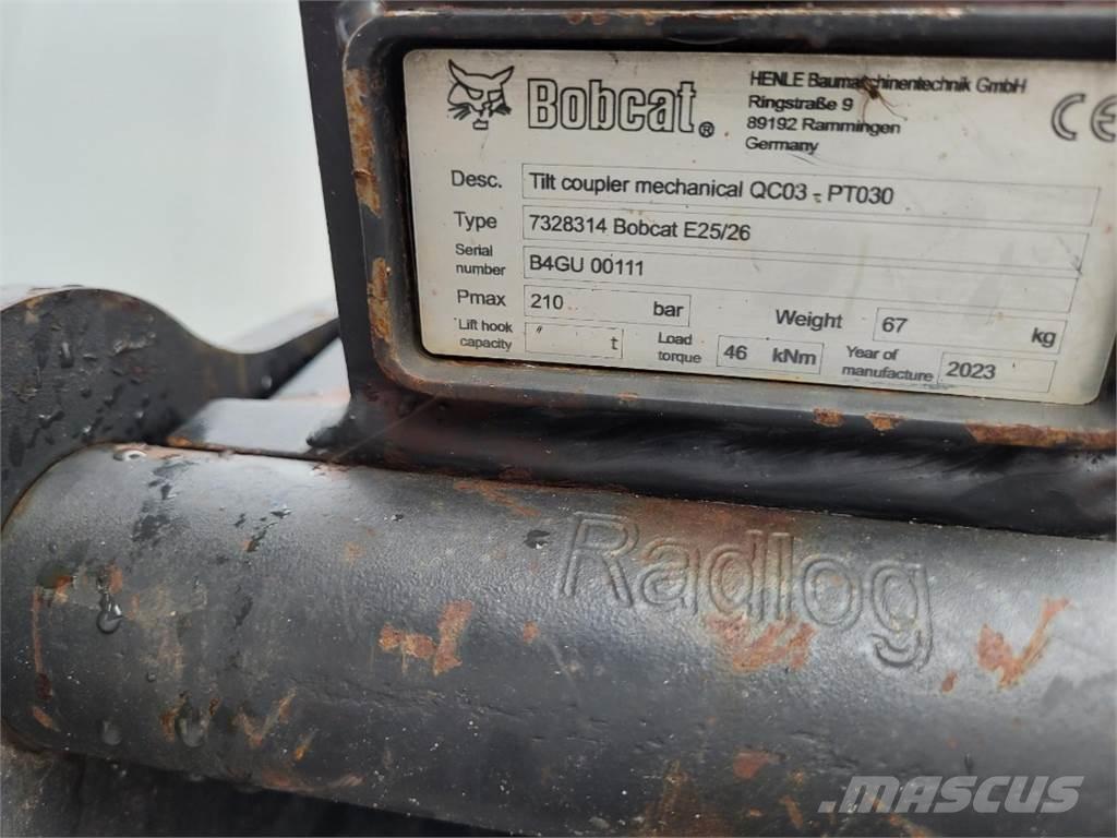 Bobcat E27 Minigrävare < 7t