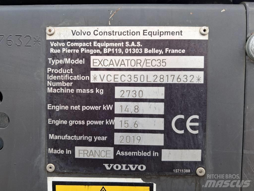 Volvo EC 35 Minigrävare < 7t