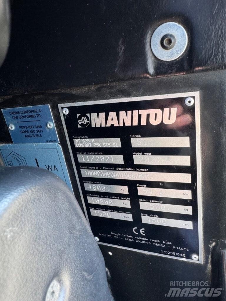 Manitou MT625H Teleskoplastare