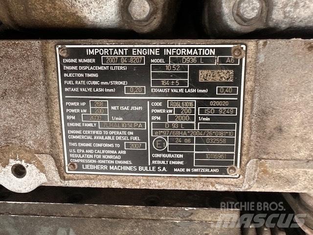 Liebherr D 936 L A6 Motorer