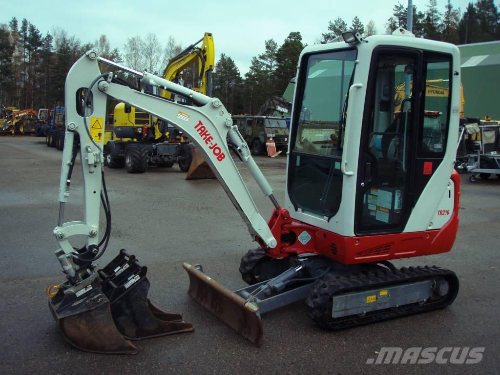 Takeuchi TB 216 Minigrävare < 7t