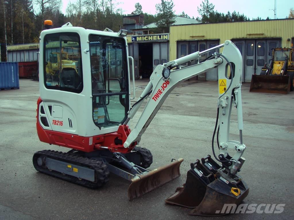 Takeuchi TB 216 Minigrävare < 7t