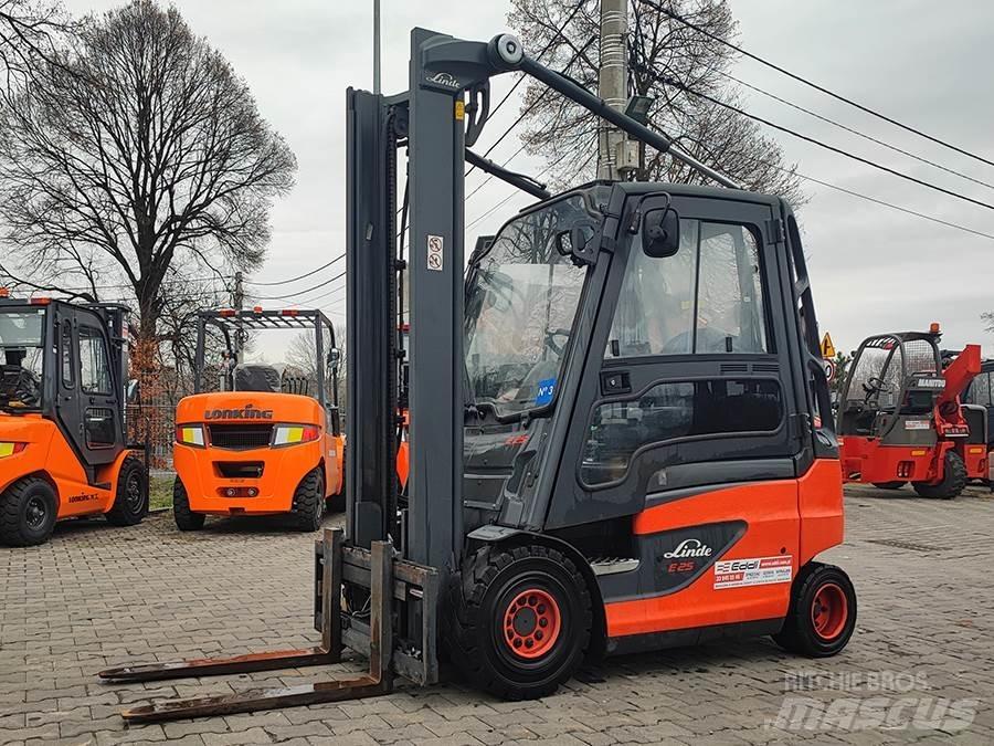 Linde E25-01 Elmotviktstruckar