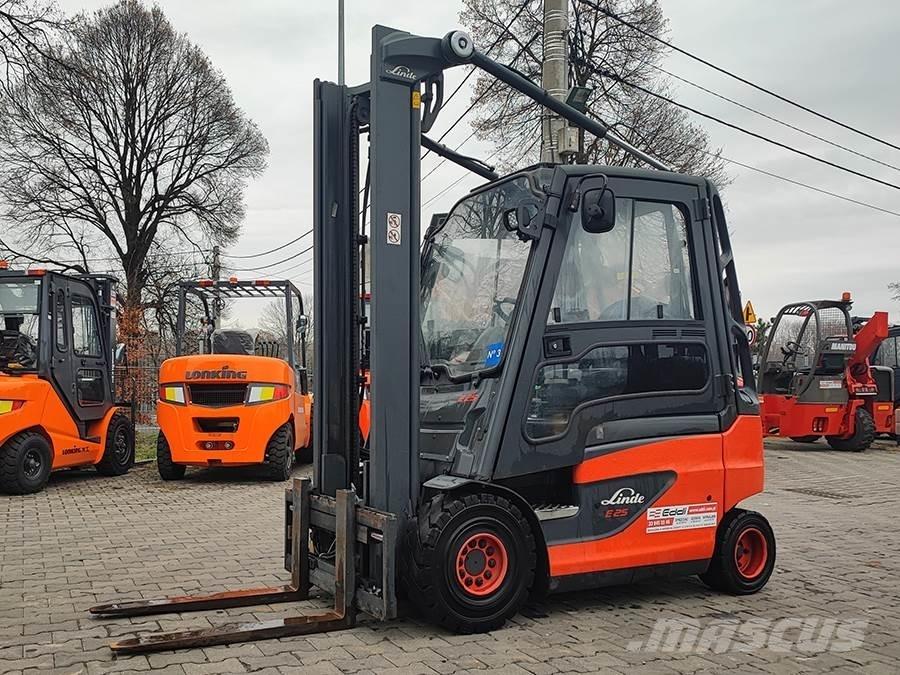 Linde E25-01 Elmotviktstruckar