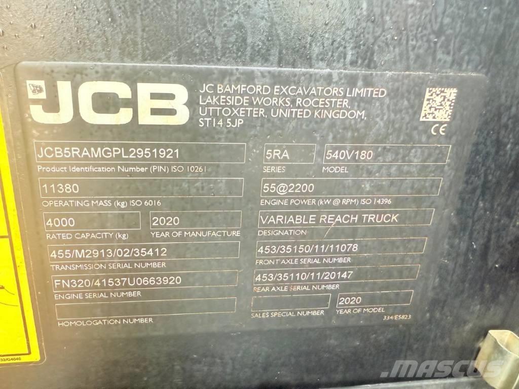 JCB 540-180 Teleskoplastare