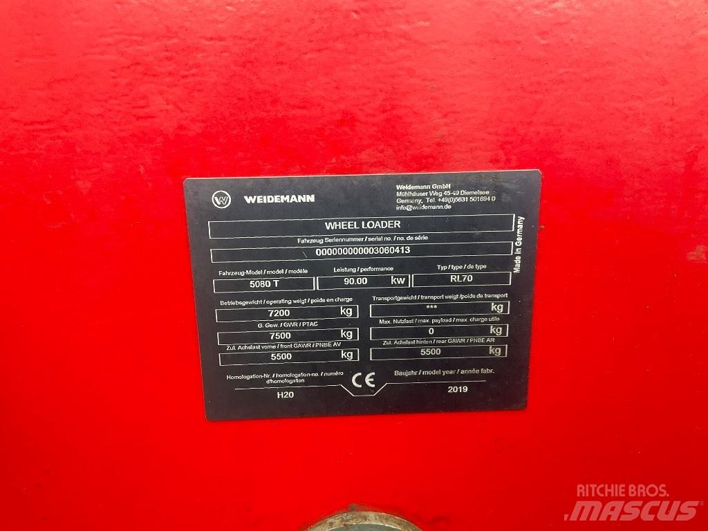Weidemann 5080T Teleskopiska hjullastare