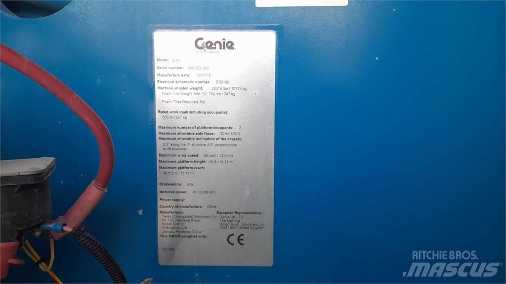 Genie S65 Teleskop bomliftar