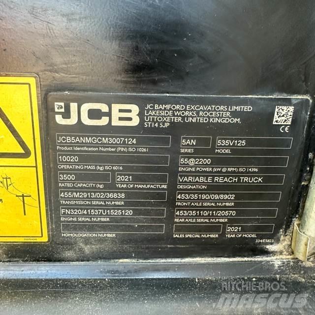 JCB 535V125 Teleskoplastare