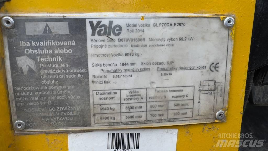 Yale GLP 70 CA Gasolmotviktstruckar