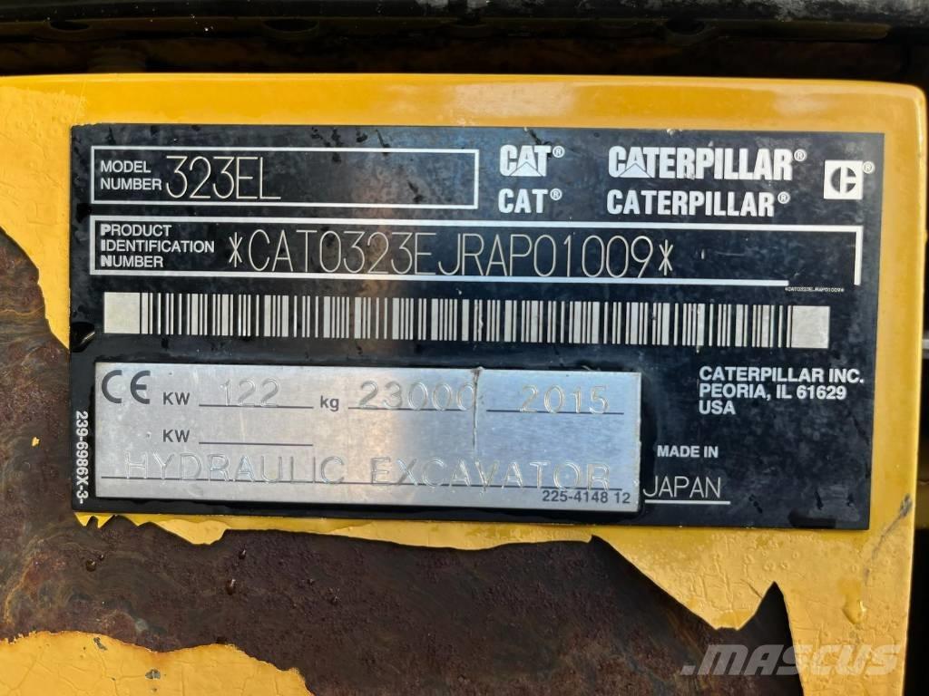 CAT 323 EL Bandgrävare