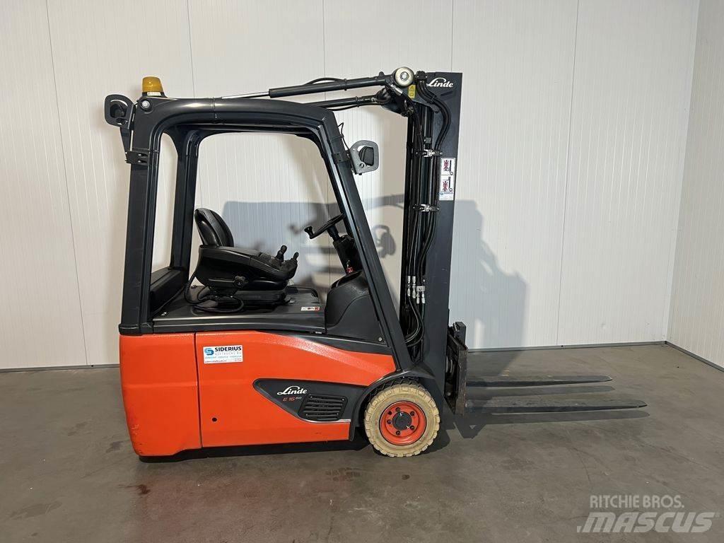 Linde E16-02 Elmotviktstruckar