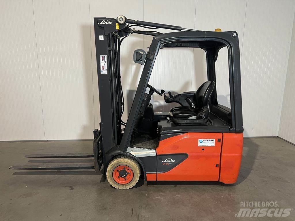 Linde E16-02 Elmotviktstruckar
