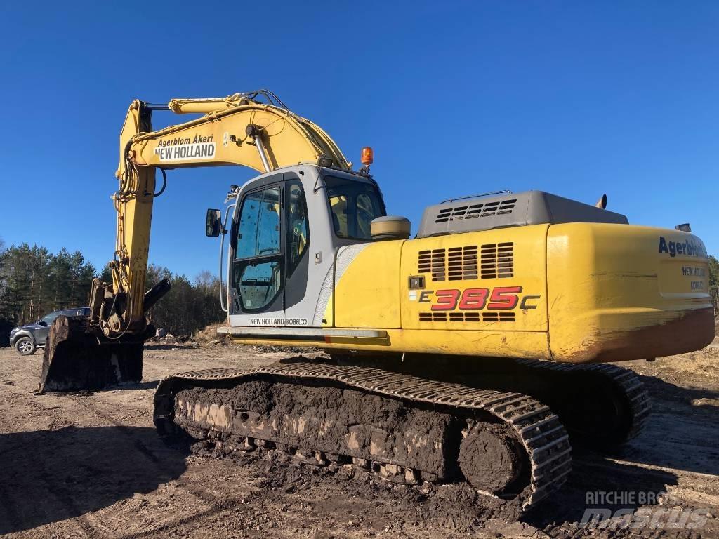 New Holland E 385 Bandgrävare