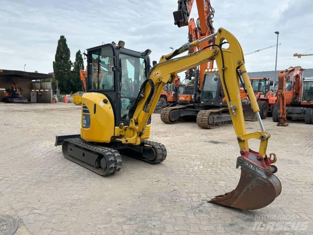 Komatsu PC26MR-3 Minigrävare < 7t