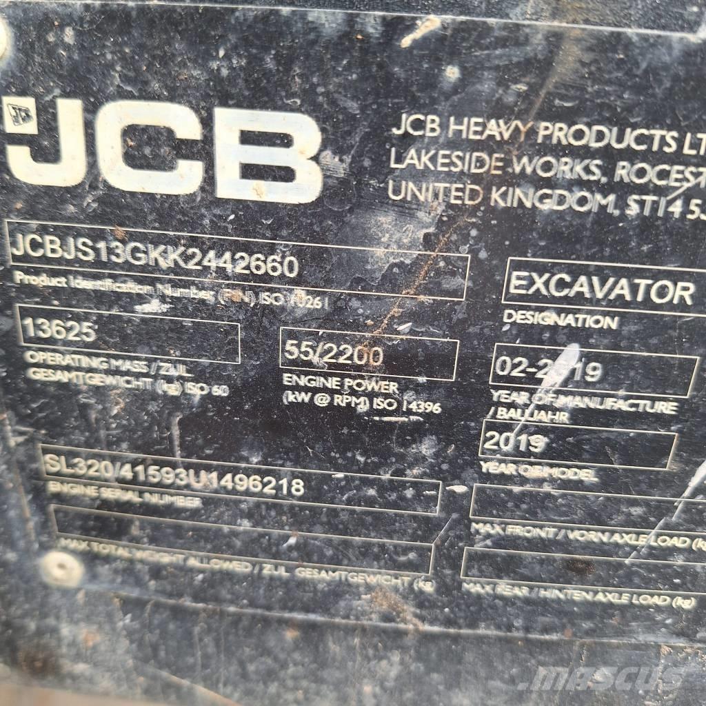 JCB JS 131 LC Bandgrävare
