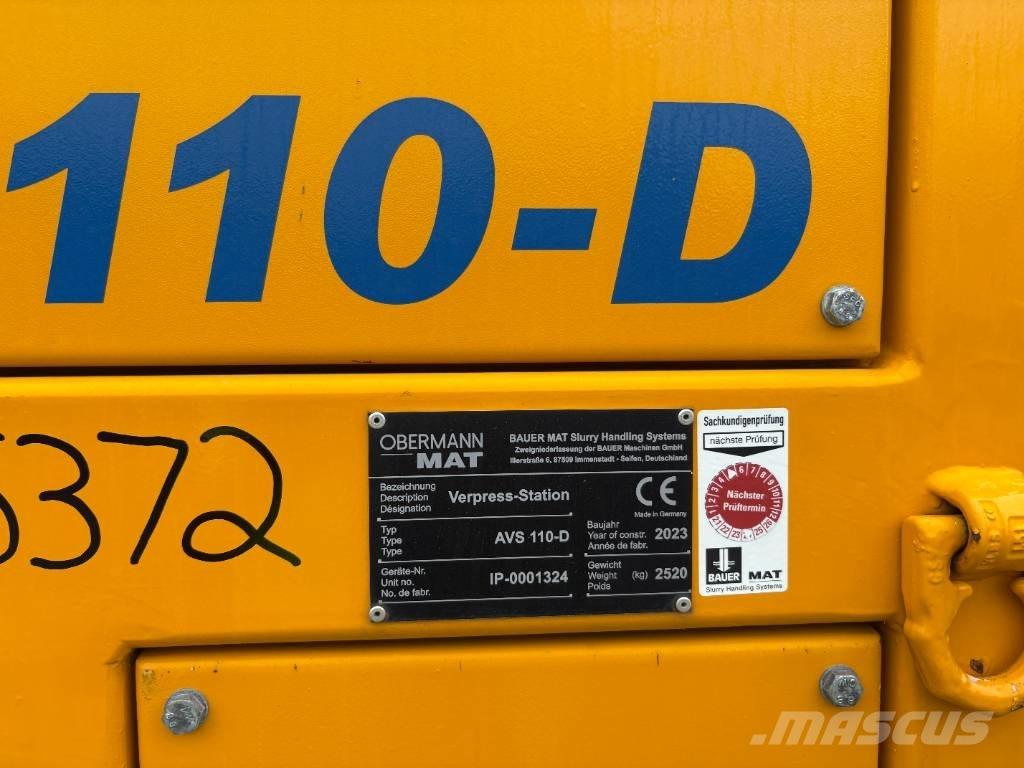 Bauer MAT AVS110-D Entreprenad - Övrigt