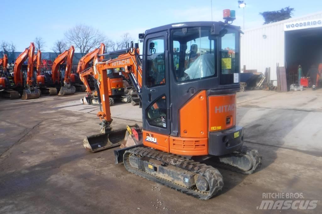 Hitachi ZX 26 U-6 Minigrävare < 7t