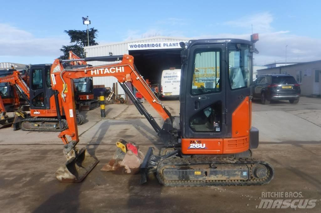 Hitachi ZX 26 U-6 Minigrävare < 7t