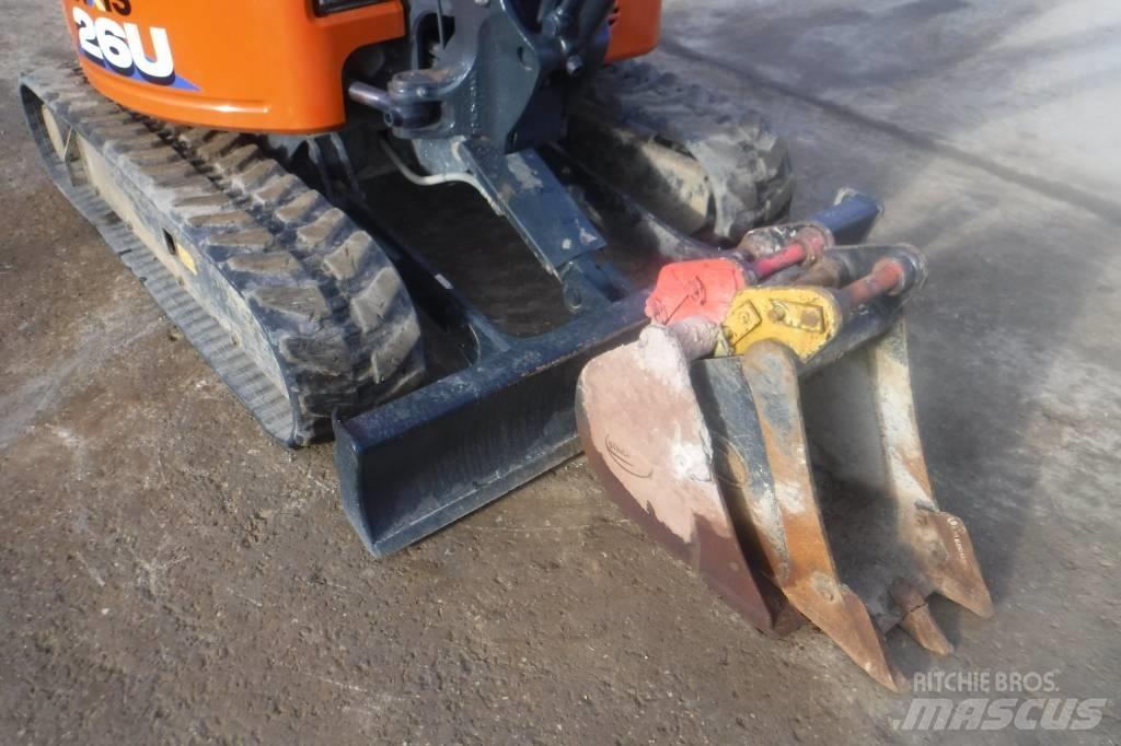 Hitachi ZX 26 U-6 Minigrävare < 7t
