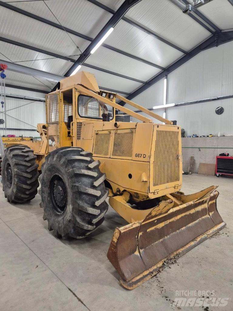 John Deere 667d Skogstraktorer