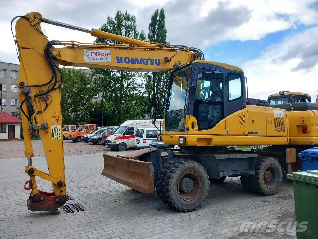 Komatsu PW 180-7EO Hjulgrävare