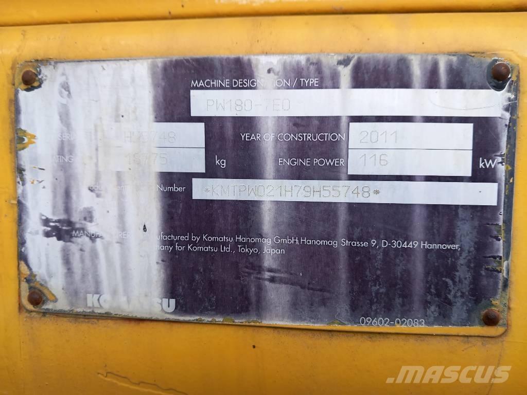 Komatsu PW 180-7EO Hjulgrävare