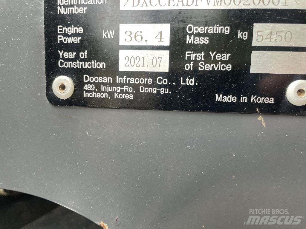 Doosan DX 50 Z Minigrävare < 7t