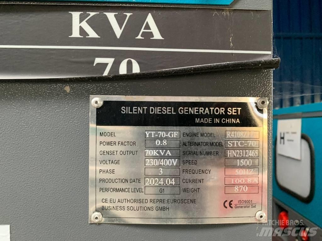  YT 70GF Dieselgeneratorer