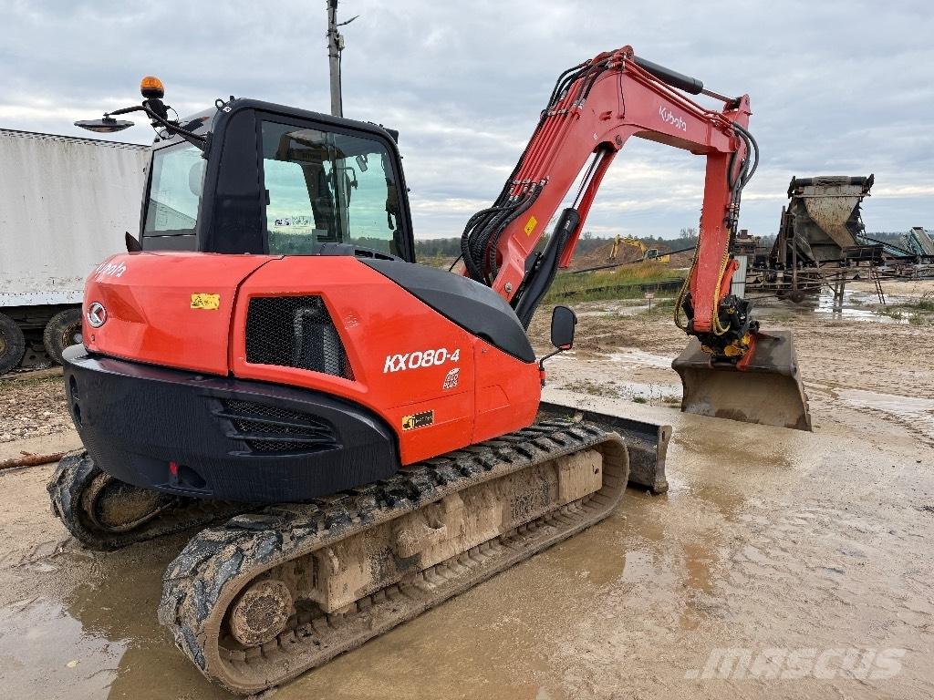 Kubota KX 080-4 Minigrävare < 7t