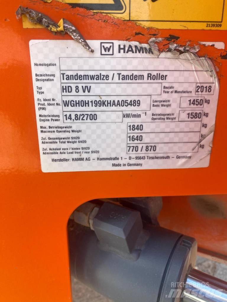 Hamm HD8VV Tvåvalsvältar
