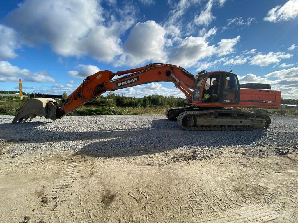 Doosan DX420LC Bandgrävare