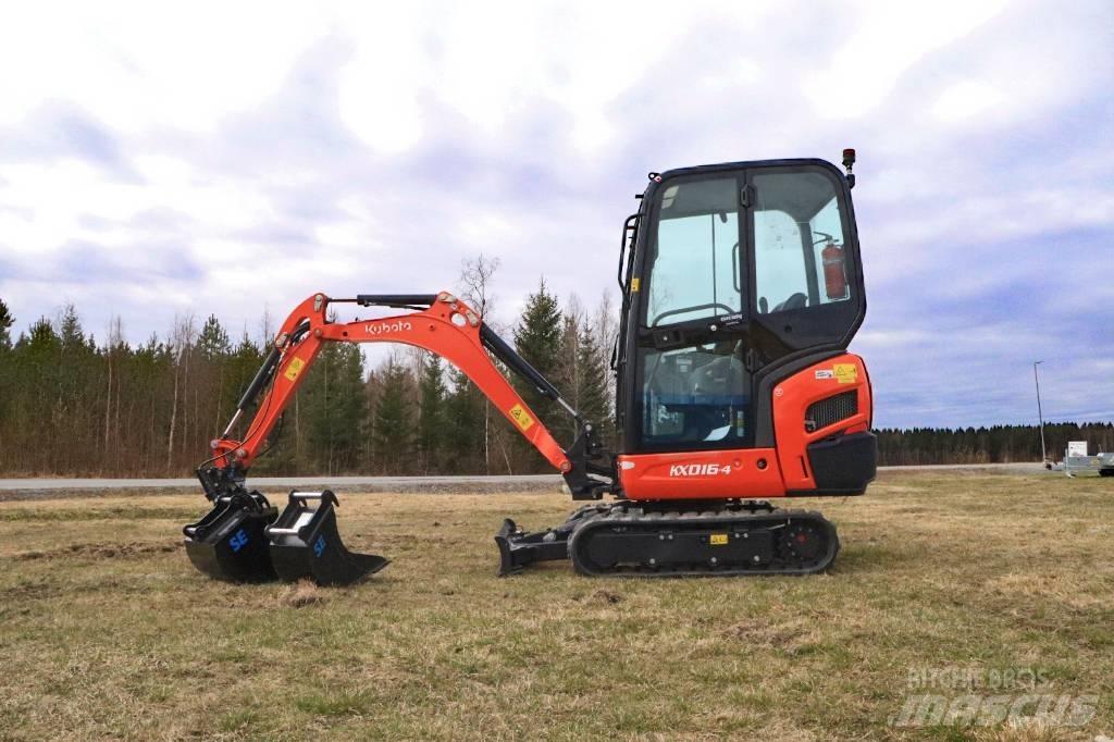 Kubota KX016-4 Minigrävare < 7t