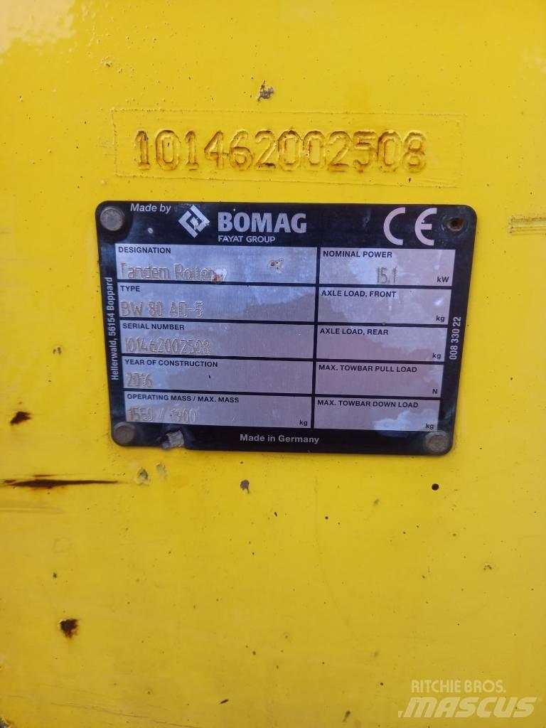 Bomag BW 80 AD-5 Tvåvalsvältar