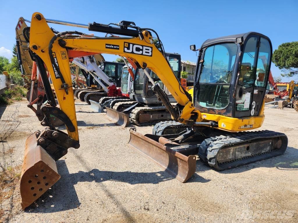 JCB 8055 RTS Minigrävare < 7t