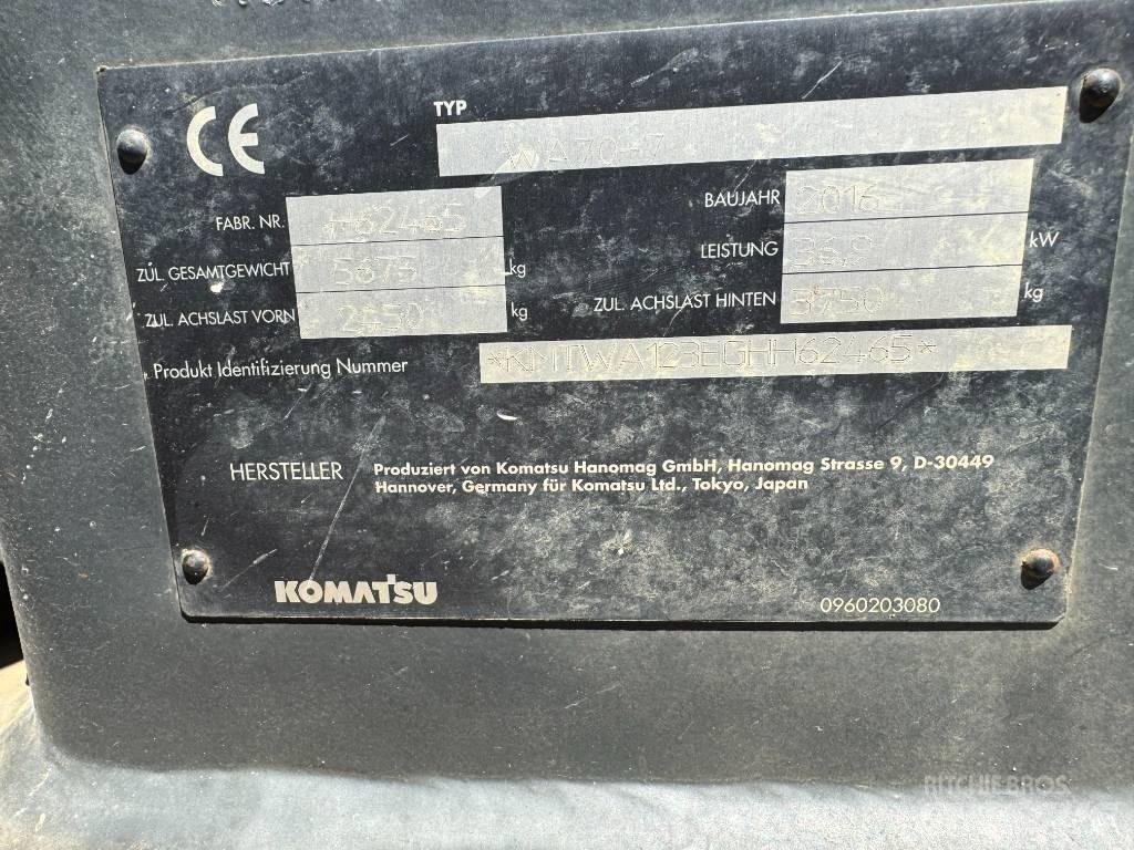 Komatsu WA70-7 Hjullastare