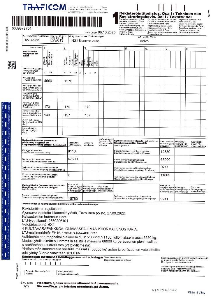 Volvo FH 16 Timmerbilar