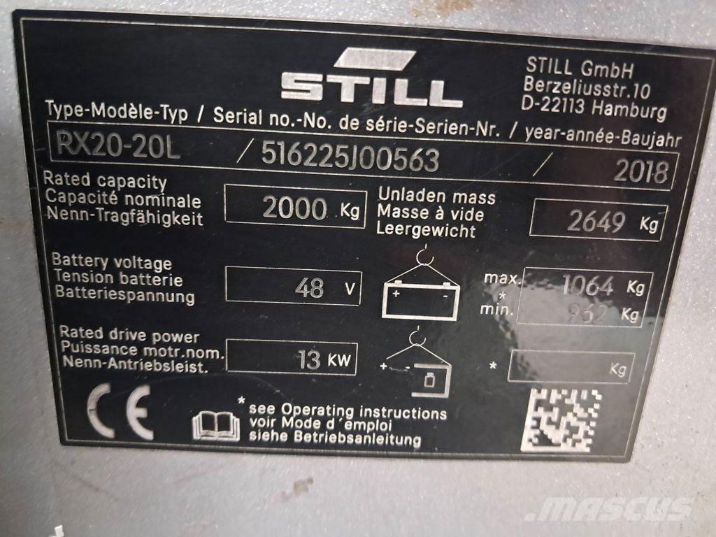 Still RX20-20L Elmotviktstruckar